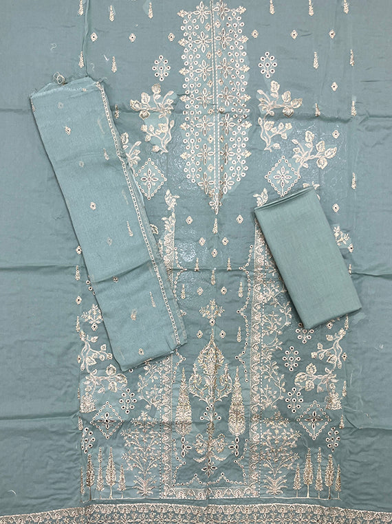 Shaista Laser Cut Embroidered Lawn Edit25 Vol-PU14 (PU14-04)