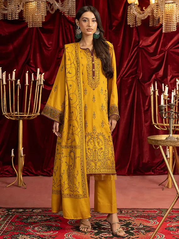 Shaista Supreme Kashmiri Embroidered Peach Collection 2025 (D-103)