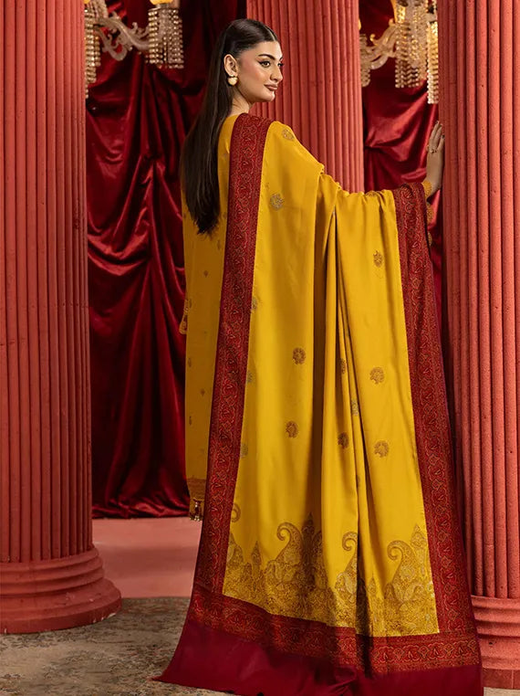 Shaista Supreme Kashmiri Embroidered Peach Collection 2025 (D-104)