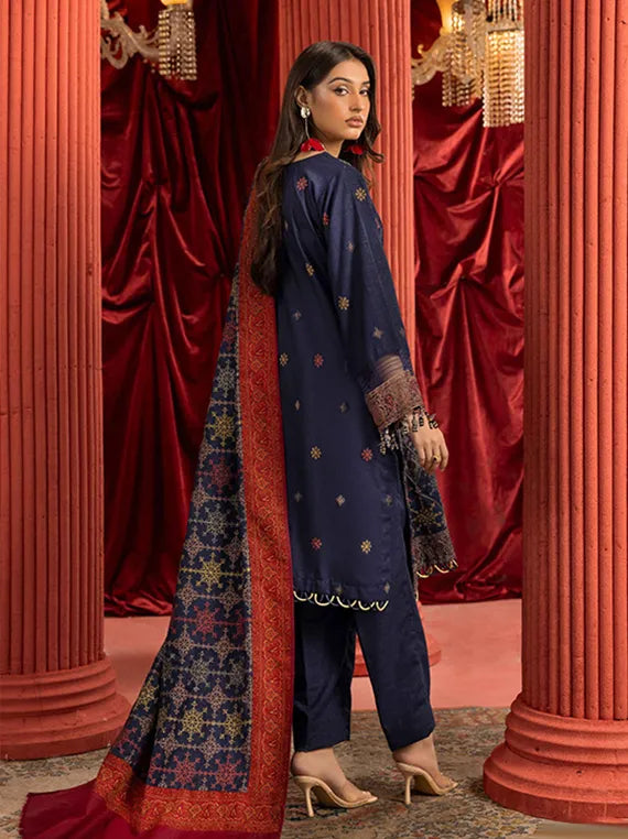 Shaista Supreme Kashmiri Embroidered Peach Collection 2025 (D-107)