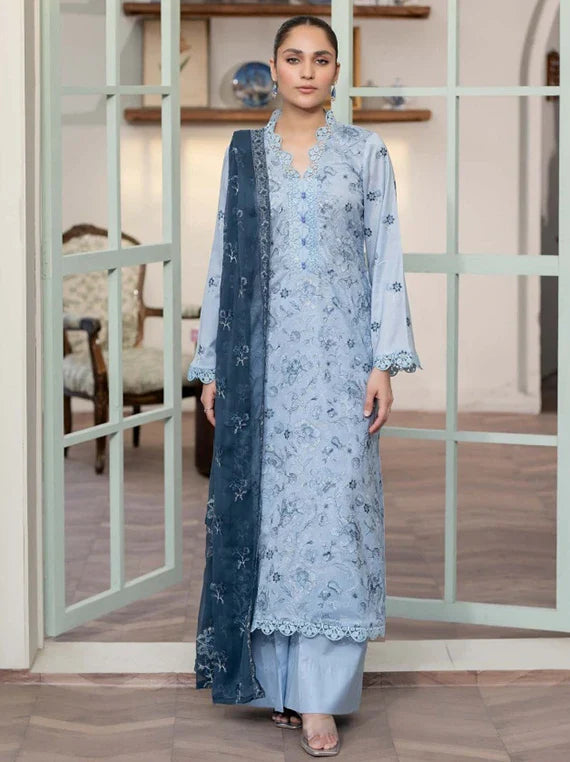 Shamsa by Noor-e-Fajar Embroidered Lawn Collection 2026 (NF-1445)