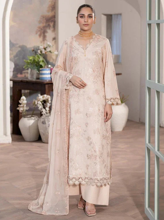Shamsa by Noor-e-Fajar Embroidered Lawn Collection 2026 (NF-1456)