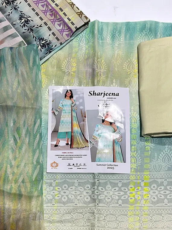 Sharjeena Chikankari Lawn Edit25 By Noon Nizam Tex (25DA104-04)