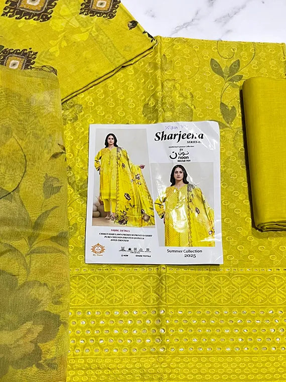 Sharjeena Chikankari Lawn Edit25 By Noon Nizam Tex (25DA104-06)