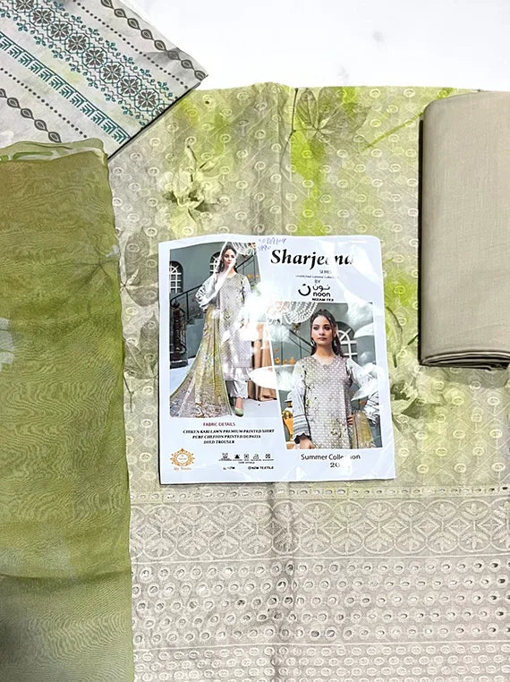 Sharjeena Chikankari Lawn Edit25 By Noon Nizam Tex (25DA104-08)