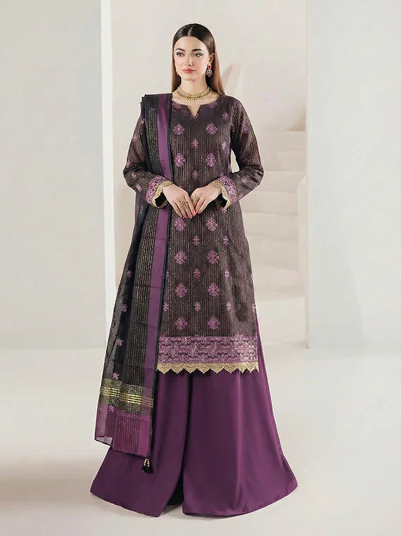 Sharmeeli by Eleganza Embroidered Lawn Collection 2026 Vol-58 (D-02)