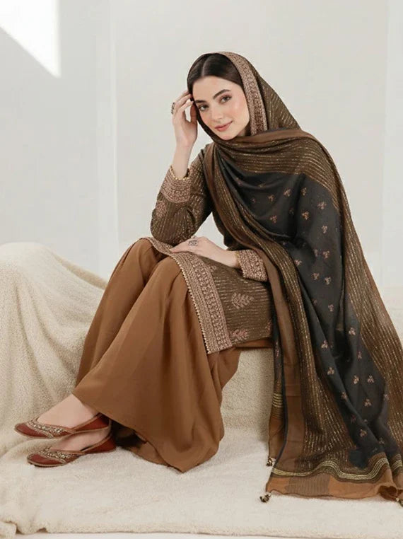 Sharmeeli by Eleganza Embroidered Lawn Collection 2026 Vol-58 (D-03)