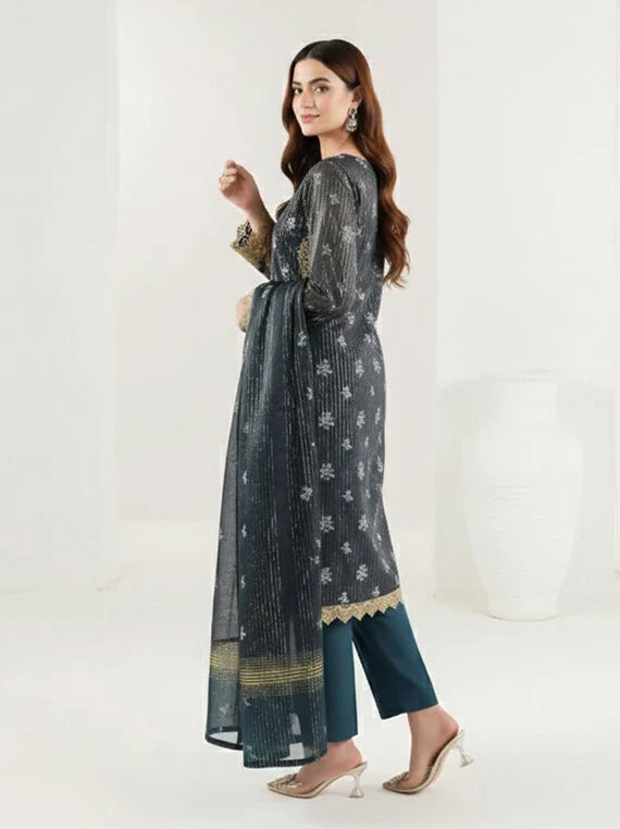 Sharmeeli by Eleganza Embroidered Lawn Collection 2026 Vol-58 (D-04)