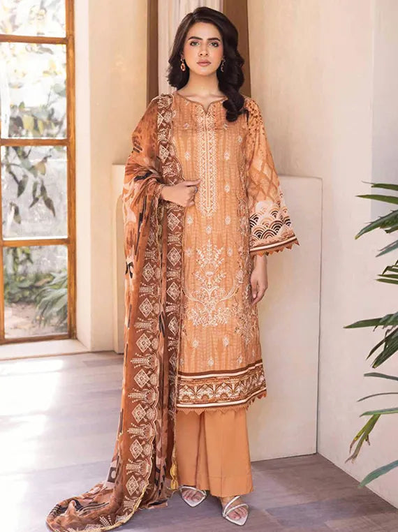 Shazra Embroiderd Lawn Collection 2025 by Johra