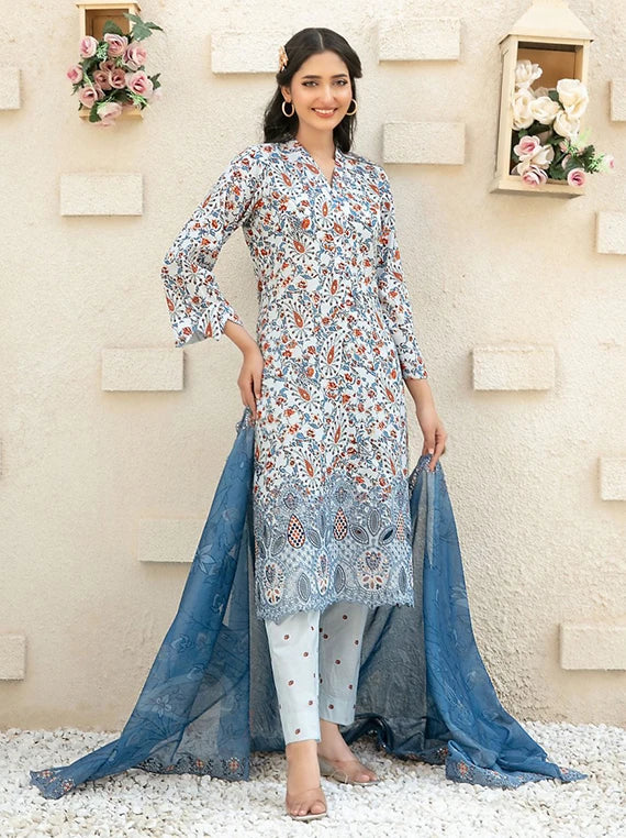 Shehrnaaz by Tawakkal Fabrics Embroidered Lawn Collection 2026 (D-2951)