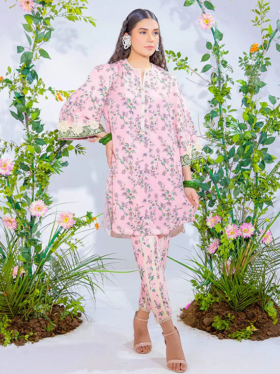 Sibel 2Pcs Silk Lawn Collection 2024 By Salitex (WUS3BS24SI17UT)