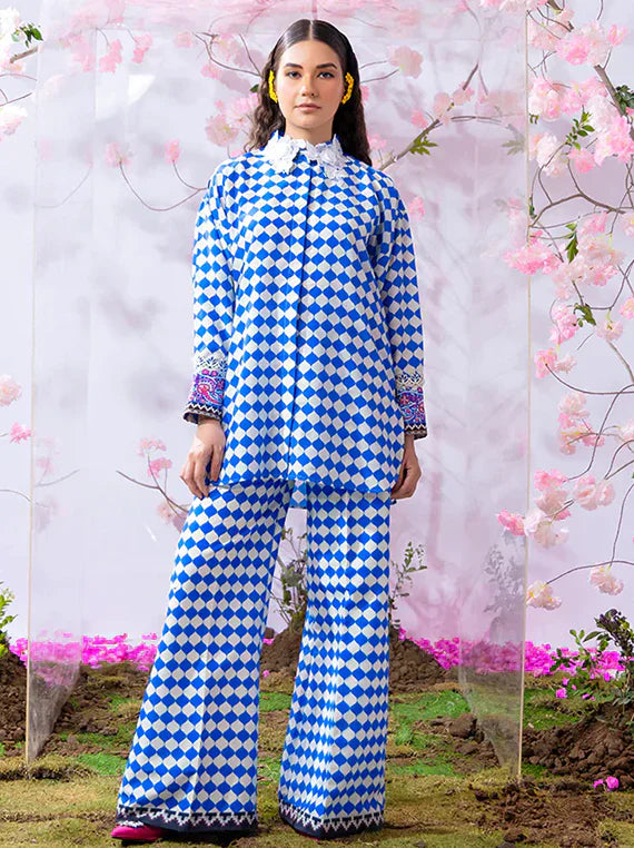 Sibel 2Pcs Silk Lawn Collection 2024 By Salitex (WUS3BS24SI18UT)