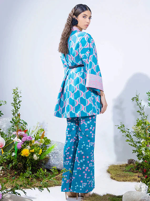 Sibel 2Pcs Silk Lawn Collection 2024 By Salitex (WUS3BS24SI19UT)
