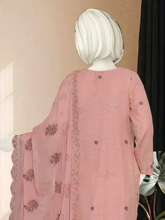 Signature Embroidered Karandi Collection 2025 by ABC (D-01)