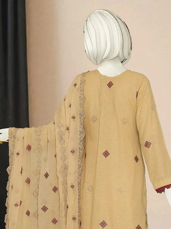 Signature Embroidered Karandi Collection 2025 by ABC (D-07)