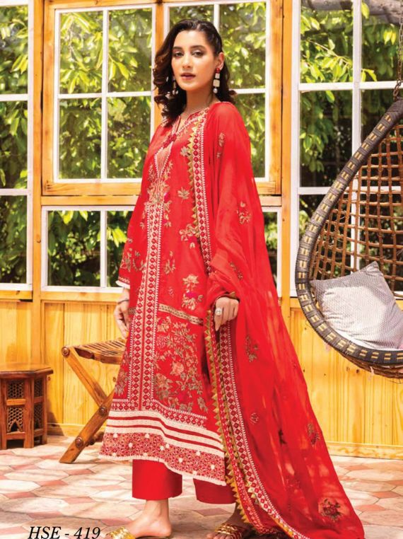 Signature Styles Multi Brand Lawn Collection 2025 (HSE-419)