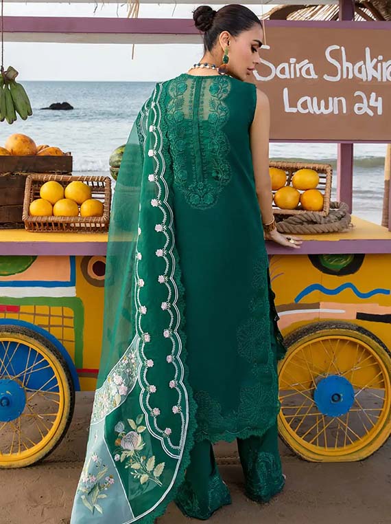Signature Styles Multi Brand Lawn Collection 2025 (Ulysses-Seaweed 2A)
