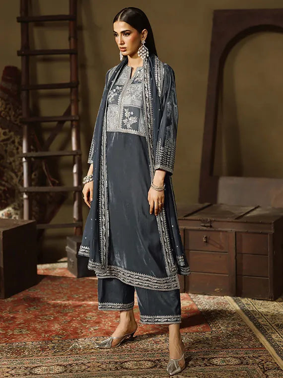 Signora Adda Work Velvet Collection 2025 By Charizma (CVT5-03)