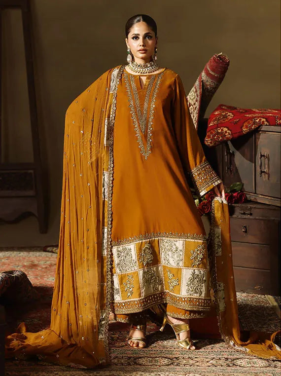 Signora Adda Work Velvet Collection 2025 By Charizma (CVT5-04)