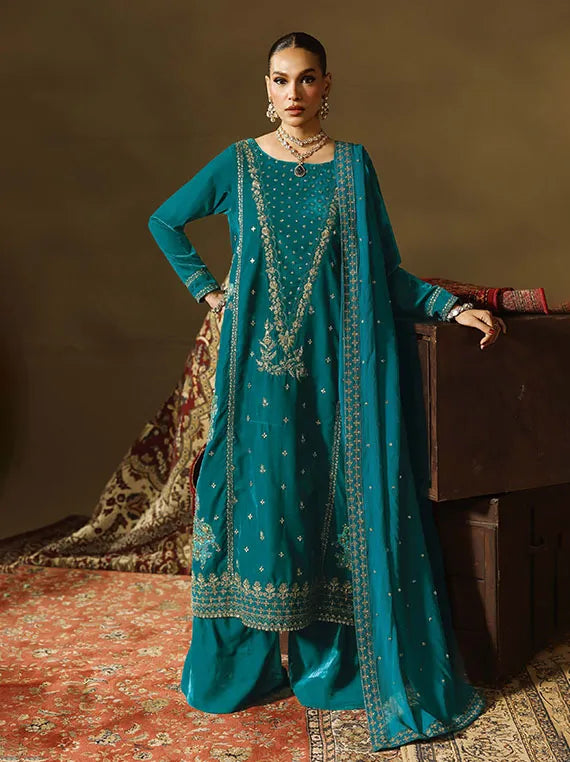 Signora Adda Work Velvet Collection 2025 By Charizma (CVT5-07)