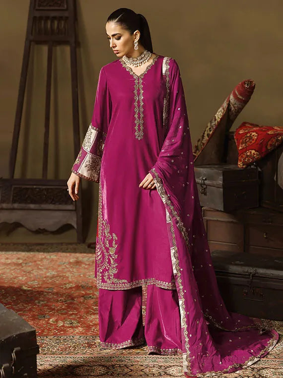 Signora Adda Work Velvet Collection 2025 By Charizma (CVT5-08)