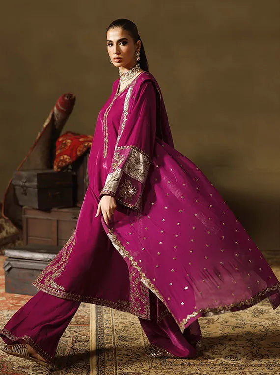 Signora Adda Work Velvet Collection 2025 By Charizma (CVT5-08)