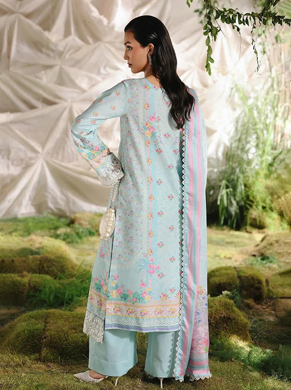 Silah Printed & Embroidered Raw Silk Collection 2025 by RajBari (D-04)