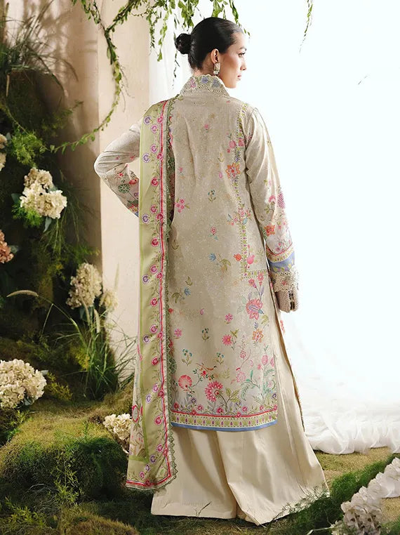 Silah Printed & Embroidered Raw Silk Collection 2025 by RajBari (D-06)