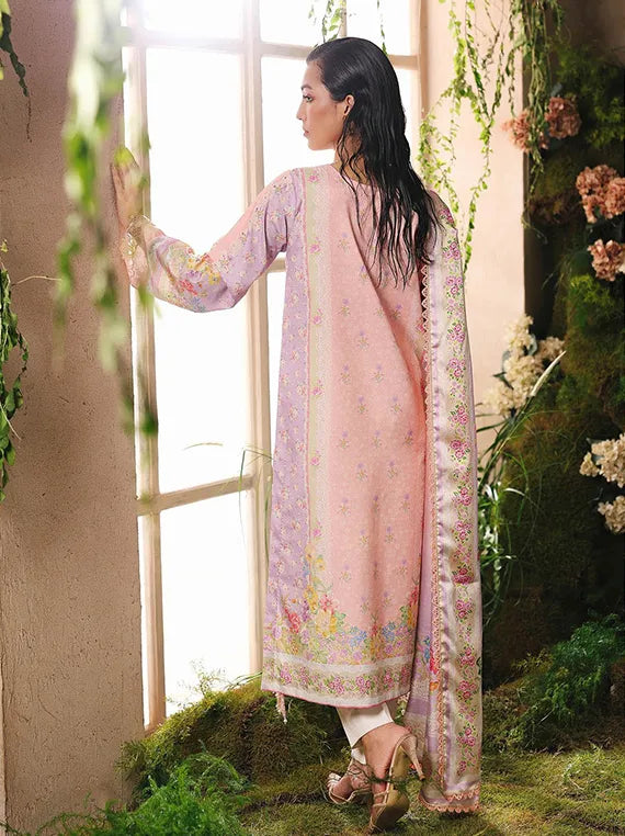 Silah Printed & Embroidered Raw Silk Collection 2025 by RajBari (D-07)