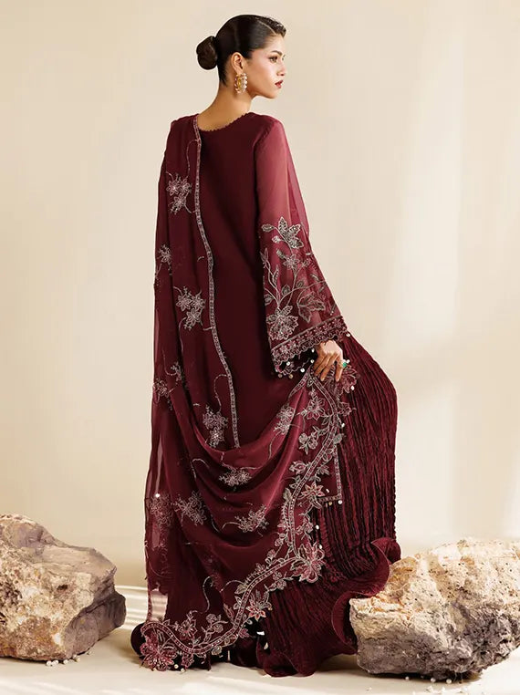 Sireine by Alizeh Unstitched Embroidered Chiffon Collection'26 (03-Starlight)
