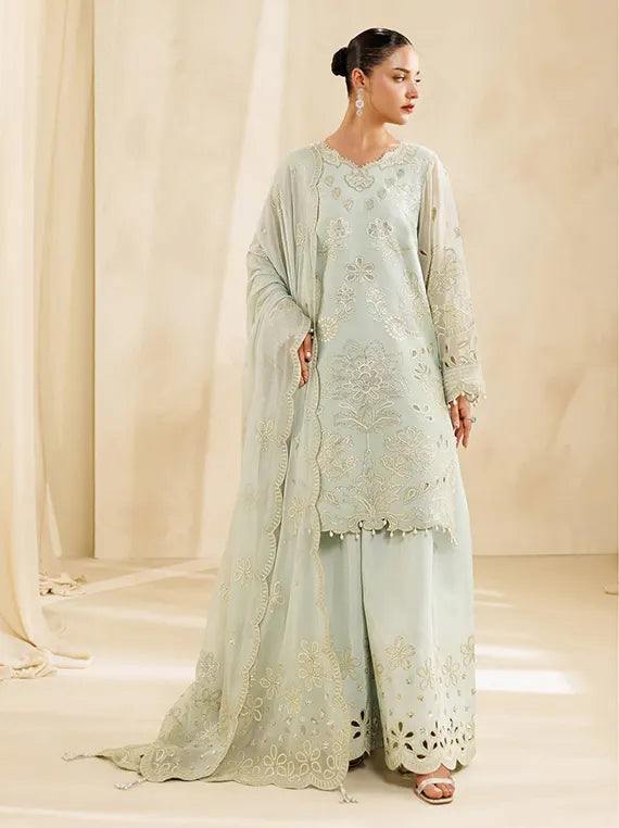 Sireine by Alizeh Unstitched Embroidered Chiffon Collection'26 (10-Vanilla)