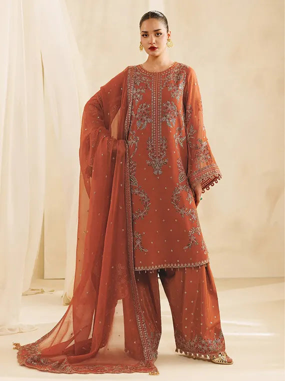 Sireine by Alizeh Unstitched Embroidered Chiffon Collection'26 (11-Glimmer)