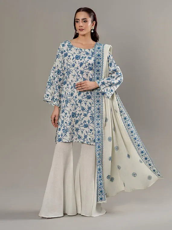 Sitara Studio Lining Linen Karandi Collection 2025 (D-04)