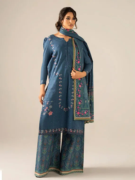 Sitara Textile Printed Embroidered Khaddar Collection 2025 (2605)