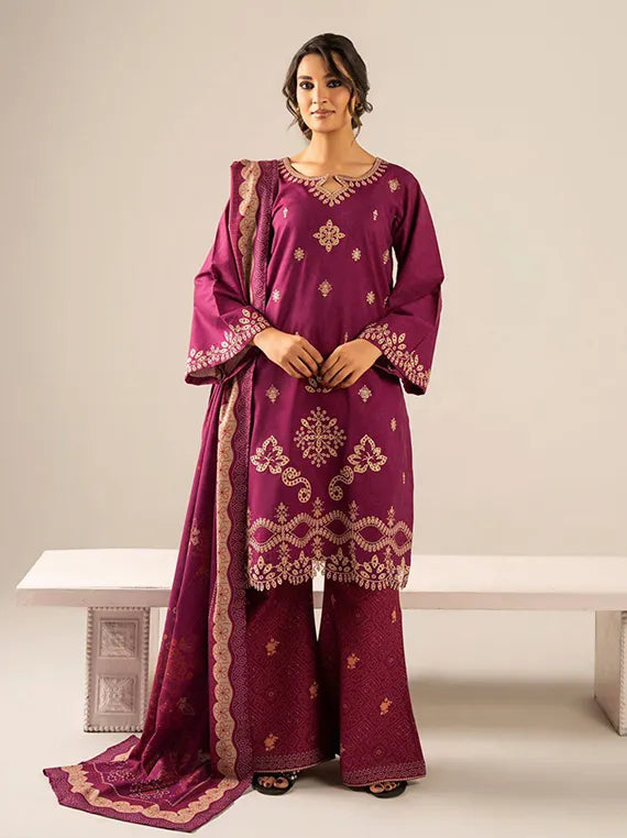 Sitara Textile Printed Embroidered Khaddar Collection 2025 (2607)