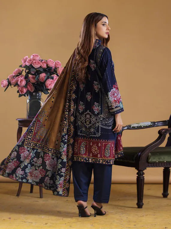 Sitra Studio Printed Dhanak Collection 2024 (D-02)