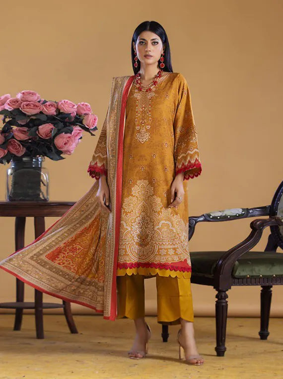 Sitra Studio Printed Dhanak Collection 2024 (D-04)