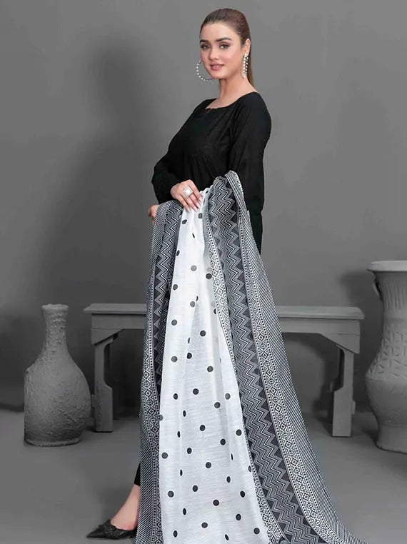 Siyah Embroidered Schiffli Lawn Collection 2024 (D-3572)