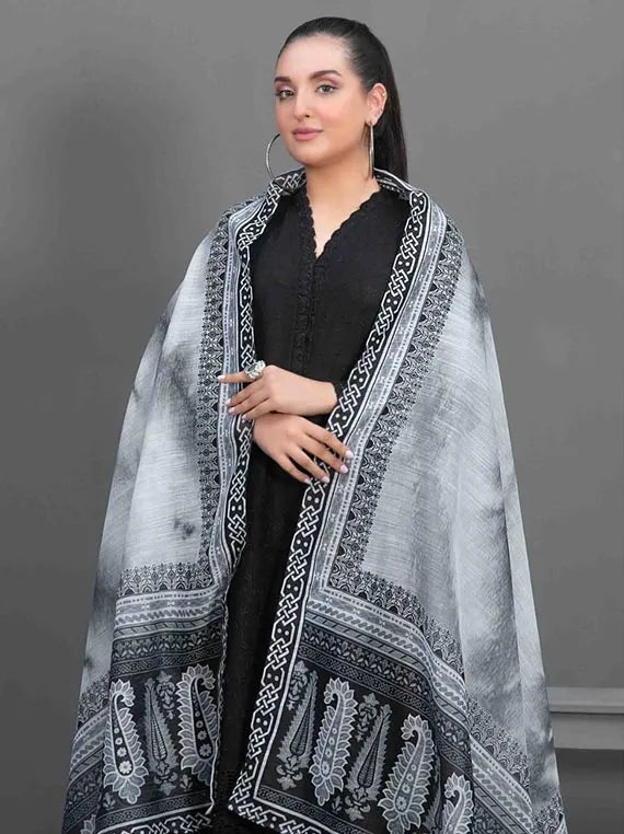Siyah Embroidered Schiffli Lawn Collection 2024 (D-3573)