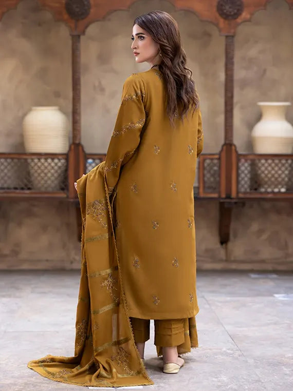 Smile by Azam Arts Embroidered Unstitched Dhanak Slub Collection'26 (D-04)