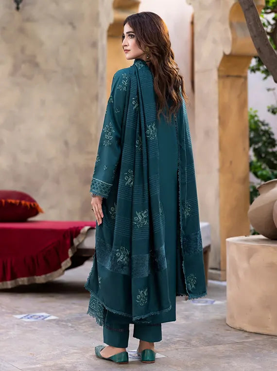 Smile by Azam Arts Embroidered Unstitched Dhanak Slub Collection'26 (D-05)