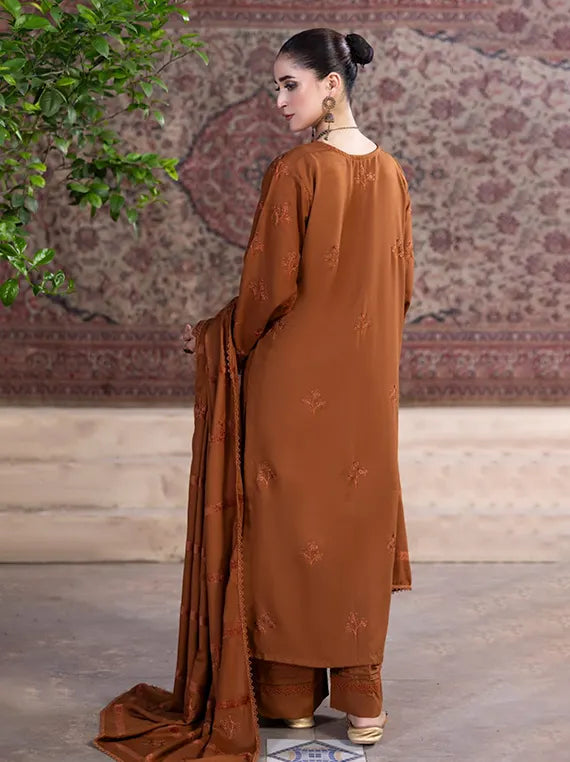 Smile by Azam Arts Embroidered Unstitched Dhanak Slub Collection'26 (D-07)