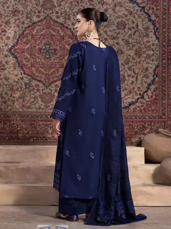 Smile by Azam Arts Embroidered Unstitched Dhanak Slub Collection'26 (D-09)