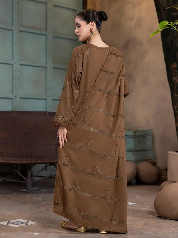Smile by Azam Arts Embroidered Unstitched Dhanak Slub Collection'26 (D-10)