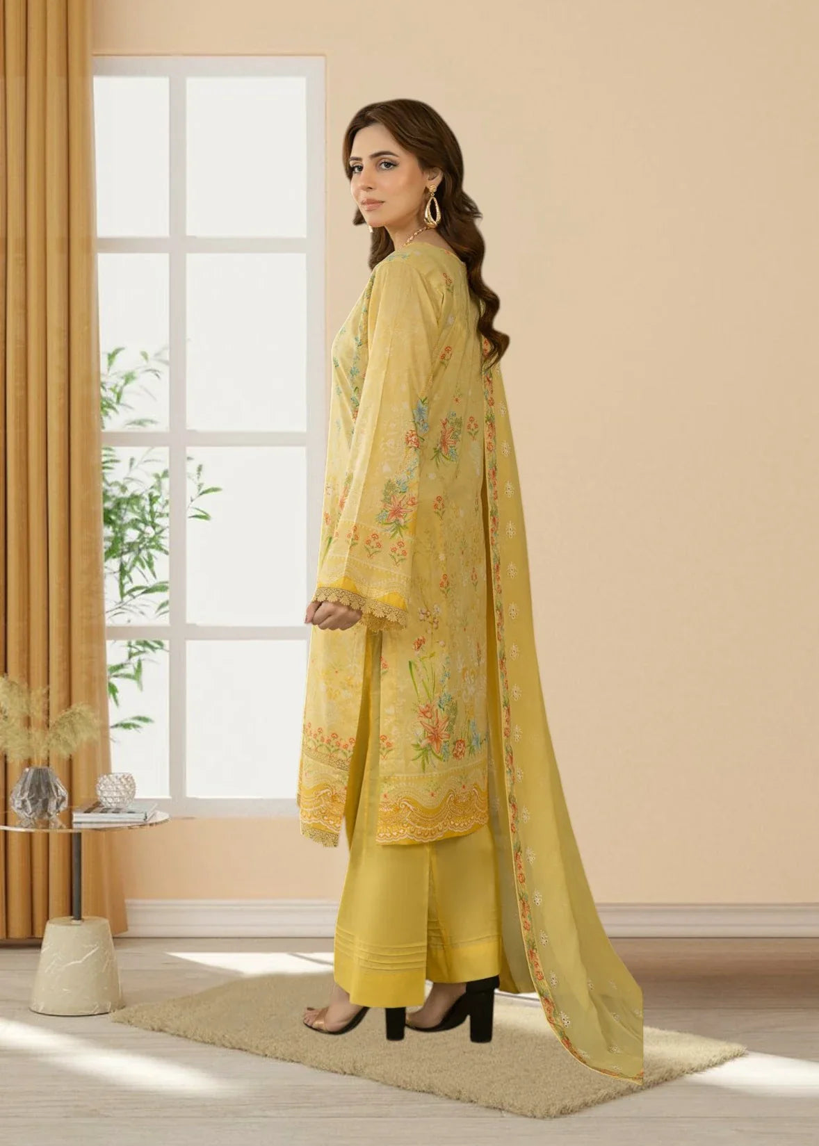 Smile Airjet Printed Lawn Collection 2026 By Azam Arts (D-2176)