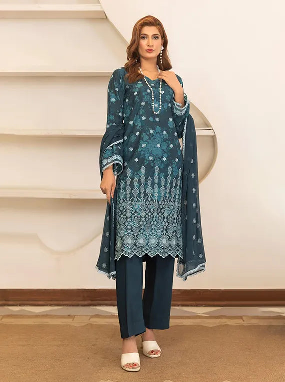 Smile Chikankaari Printed by Azam Arts Collection 2025 (Article-04)