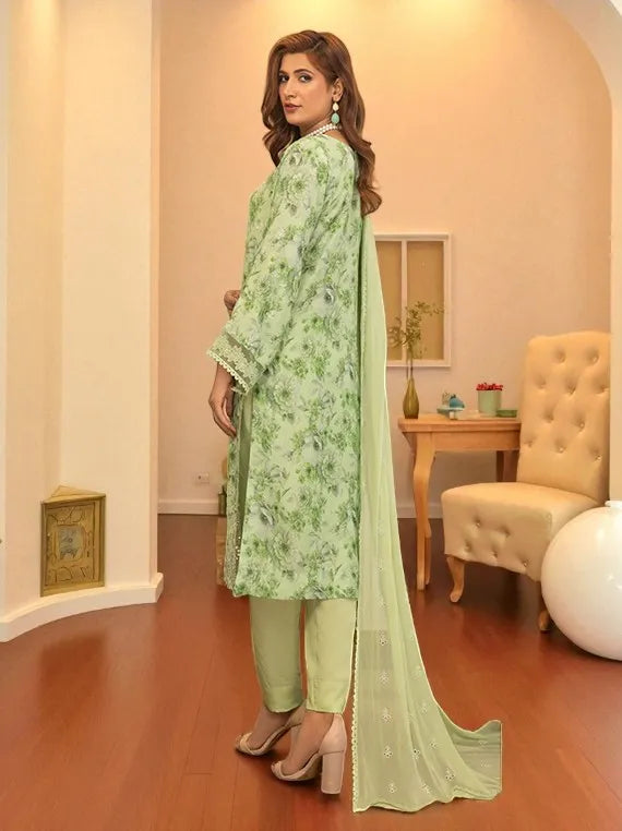 Smile Chikankaari Printed by Azam Arts Collection 2025 (Article-06)