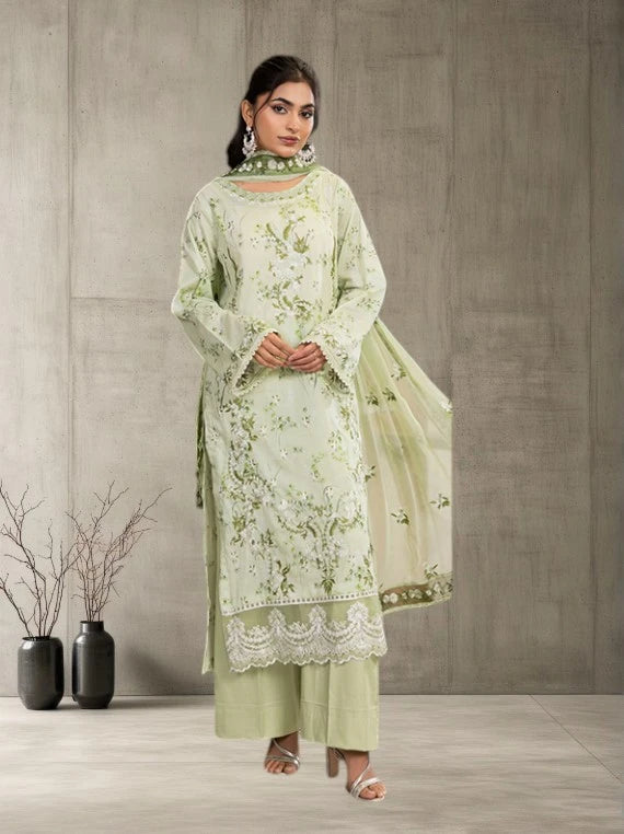 Smile by Azam Art's Luxury Lawn Collection 2026 (D-2233)