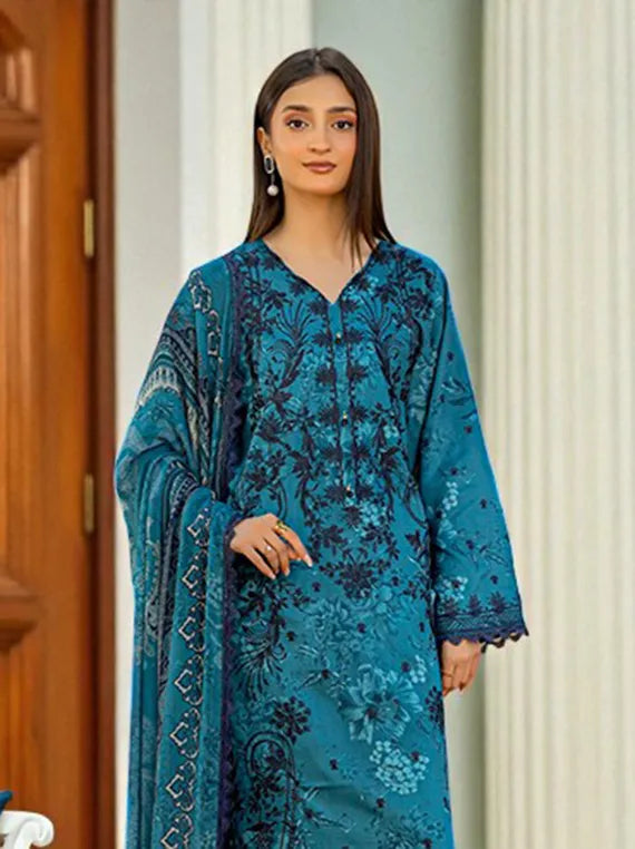 Smile by Azam Arts Printed Embroidered Viscose Collection 2025 (D-1937)