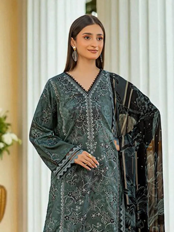 Smile by Azam Arts Printed Embroidered Viscose Collection 2025 (D-1940)